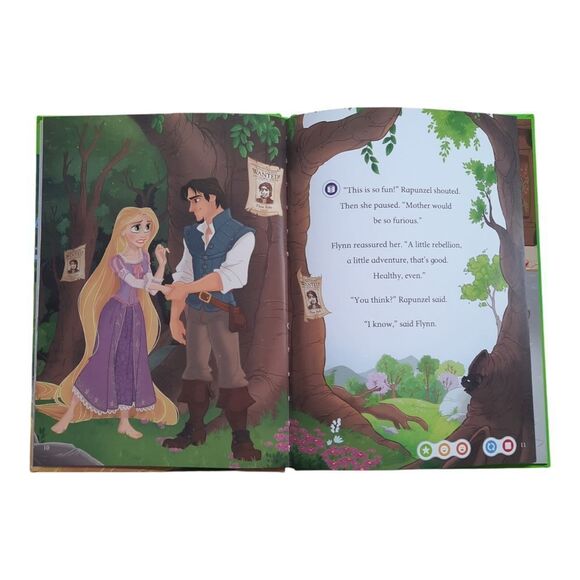 Disney Tangled Tag Book - Green and Purple - Picture 2 of 2